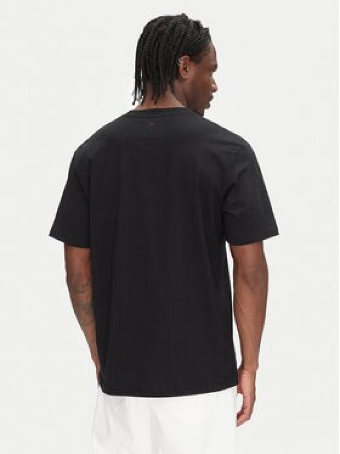 Just Cavalli T-Shirt 78OAHE07 Czarny Regular Fit