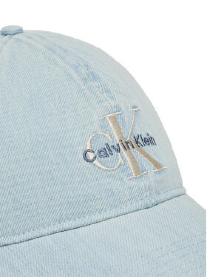 Calvin Klein Jeans Czapka z daszkiem Monologo LV04G5007G Niebieski