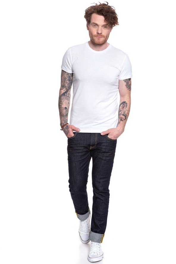 LEE T SHIRT TWIN PACK CREW WHITE L680AI12 112117004