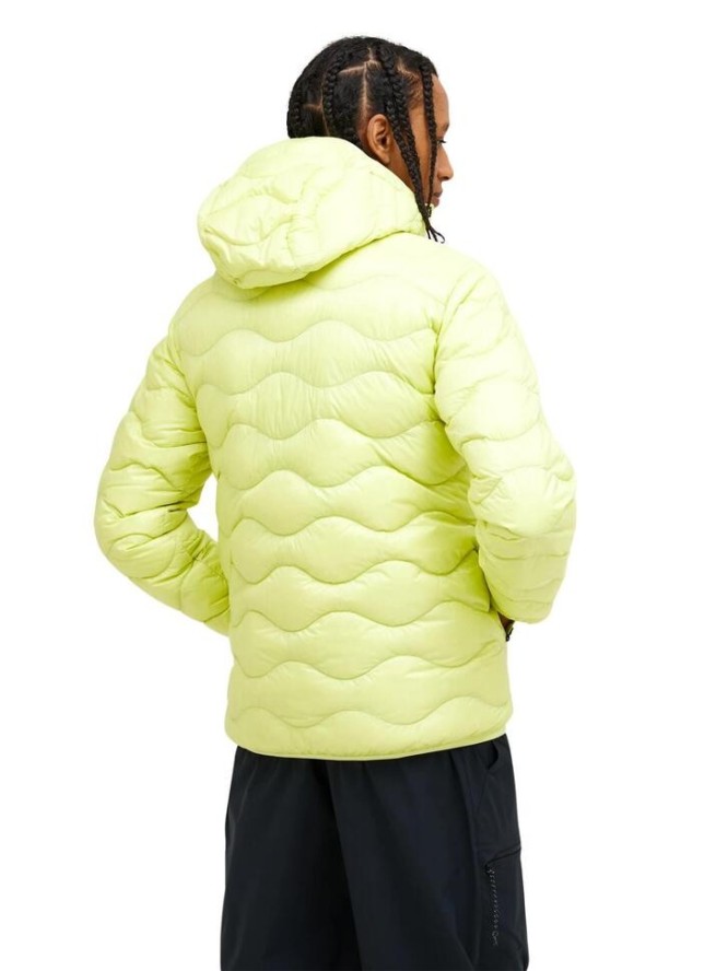 Kurtka Peak Performance puchowa męska Helium Down Hood Jacket żółta - M