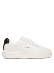 Calvin Klein Sneakersy Chunky Cupsole Laceup Lth YM0YM01344 Biały