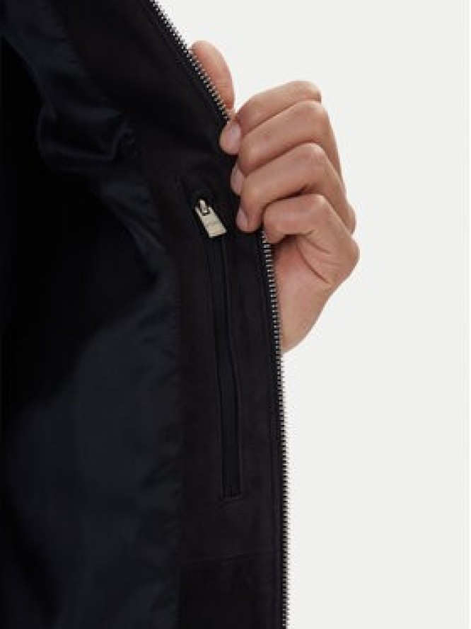 BOSS Kurtka skórzana H-Muller 50543213 Granatowy Regular Fit