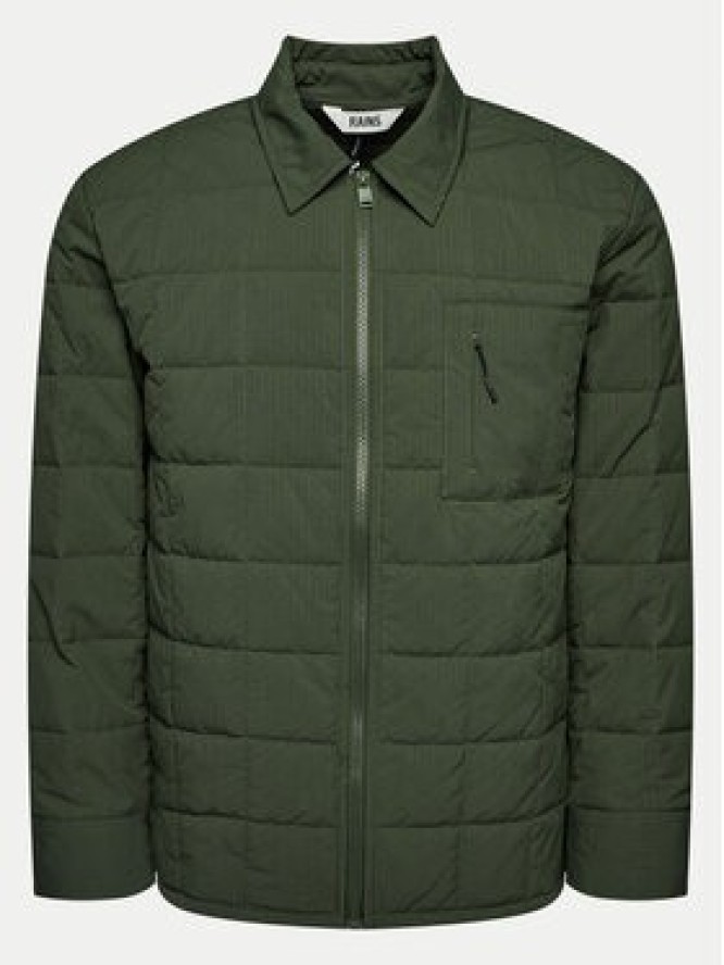 Rains Koszula Giron Liner Overshirt T1 19420 Zielony Regular Fit