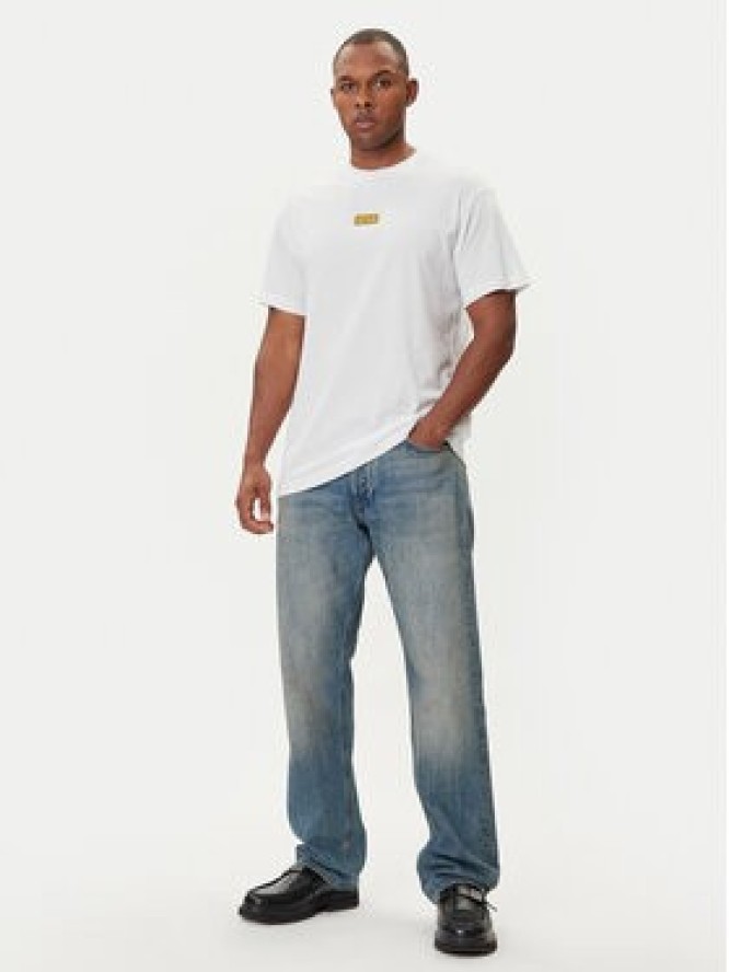 Versace Jeans Couture T-Shirt 79GAHT08 CJ00T Biały Regular Fit