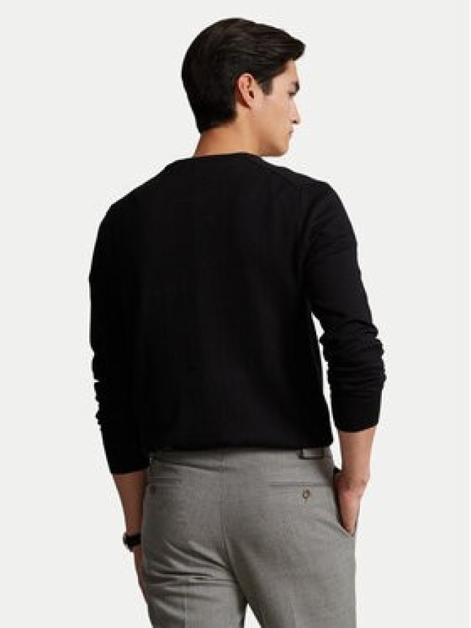 Polo Ralph Lauren Sweter Ls Sf Vn Pp 710670789003 Czarny Regular Fit