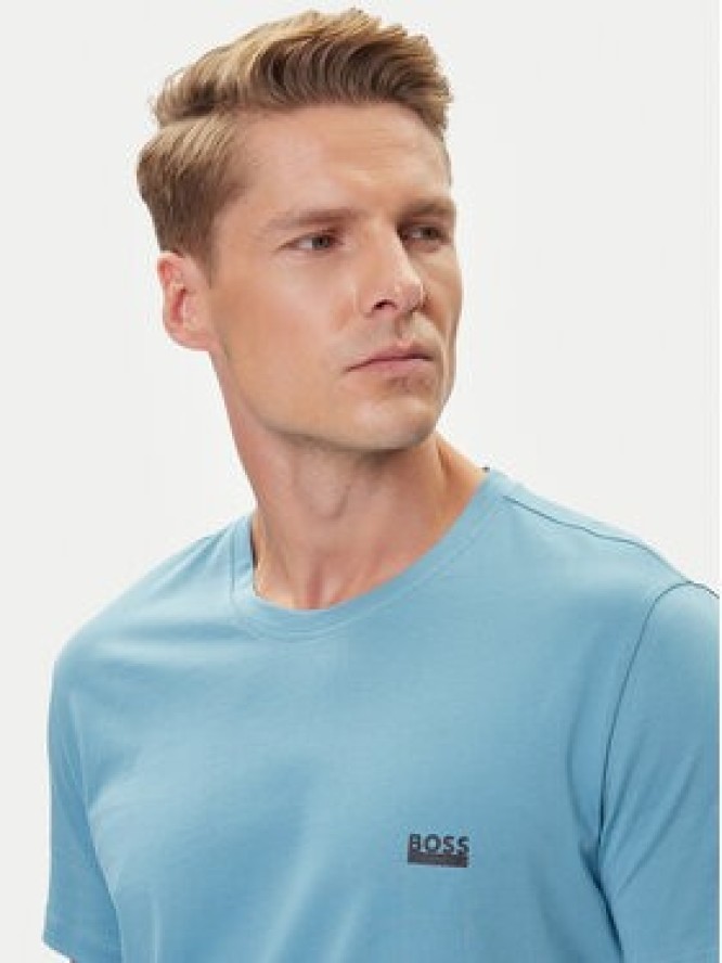 BOSS T-Shirt 50531401 Błękitny Regular Fit