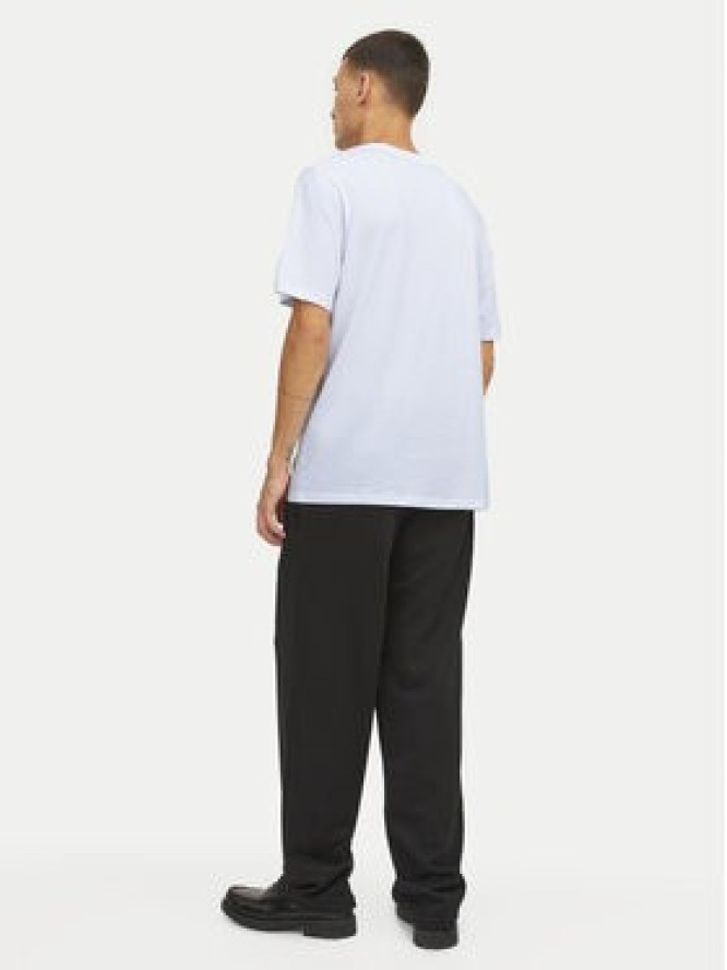 Jack & Jones T-Shirt Corp Logo 12151955 Biały Standard Fit