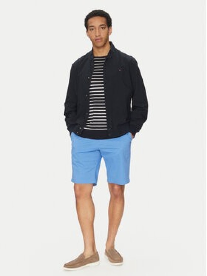 Tommy Hilfiger Kurtka bomber MW0MW36665 Granatowy Regular Fit