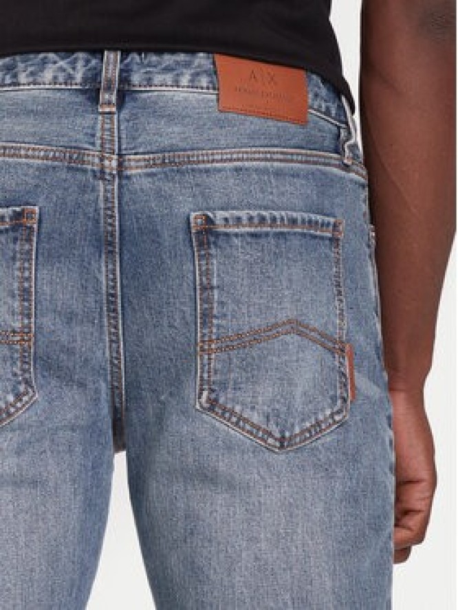 Armani Exchange Jeansy XM000049 AF17047 MB001 Niebieski Regular Fit