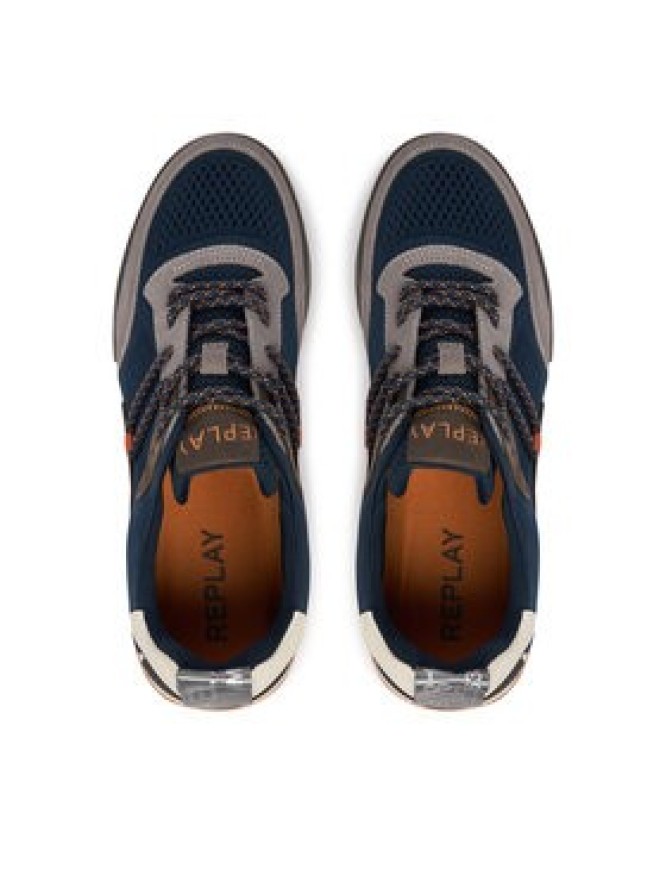 REPLAY Sneakersy GMS1P .000.C0072L Granatowy