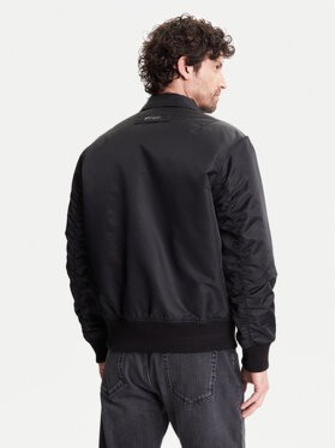 HUGO Kurtka bomber Balamo2531 50541604 Czarny Regular Fit