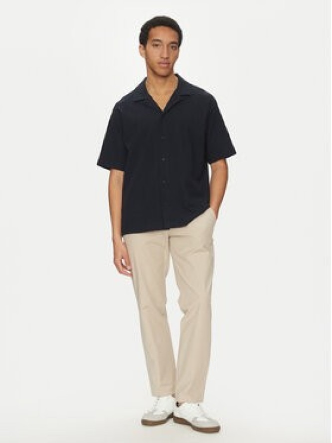 BOSS Koszula 50536745 Granatowy Relaxed Fit