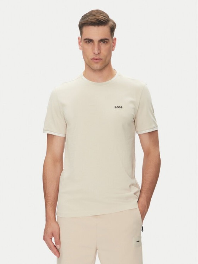 BOSS T-Shirt Taul 50521245 Beżowy Regular Fit