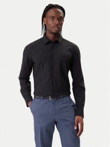 BOSS Koszula P-Hank 50555747 Czarny Slim Fit