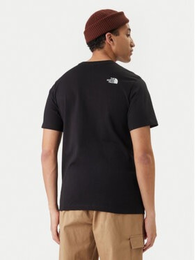 The North Face T-Shirt Mountain Line NF0A8GUX Czarny Regular Fit