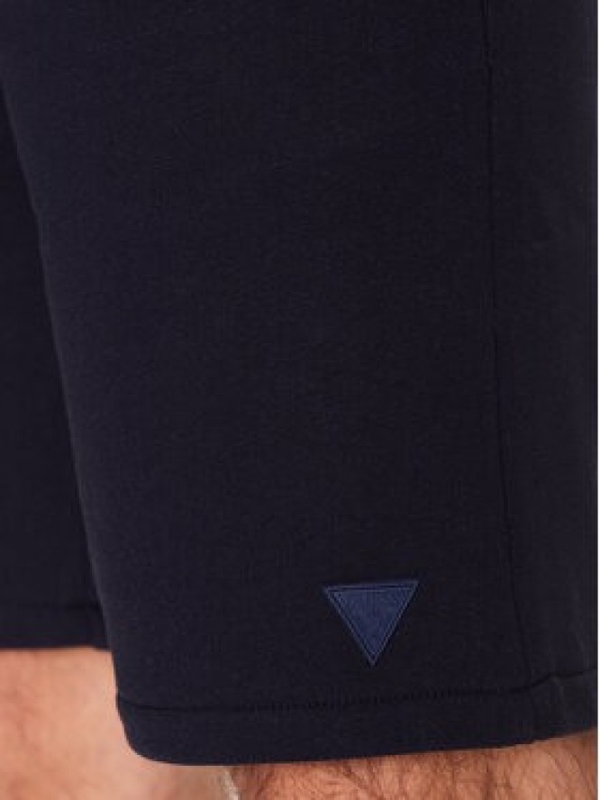 Guess Szorty sportowe Aldwin Z2YD04 KAIJ1 Granatowy Slim Fit