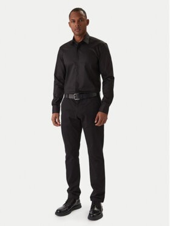BOSS Koszula H-Hank 50550653 Czarny Slim Fit