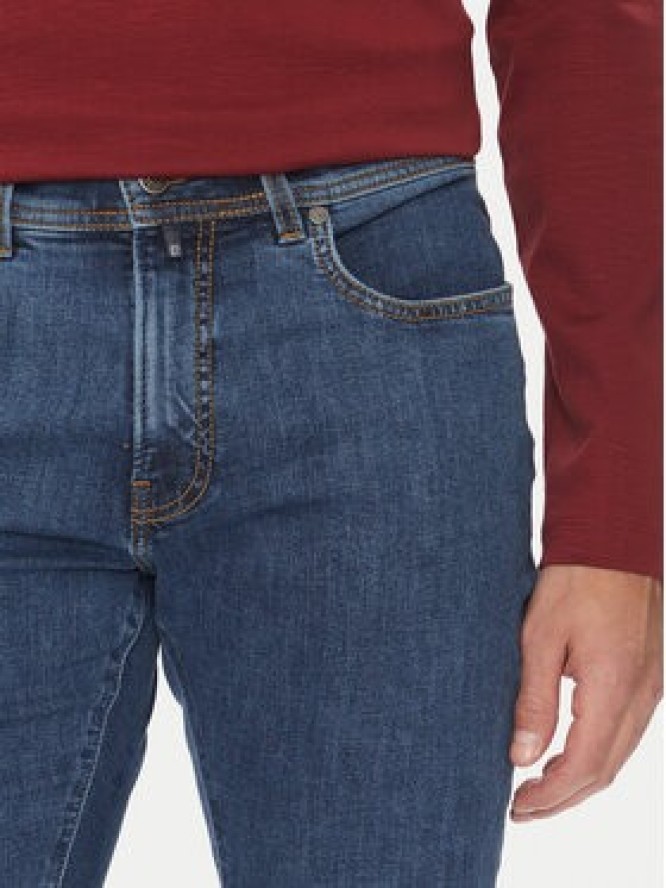 Pierre Cardin Jeansy C7 34510.8054 Niebieski Tapered Fit