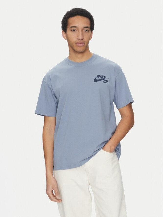 Nike T-Shirt DC7817 493 Niebieski Regular Fit