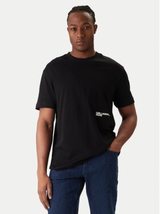 Karl Lagerfeld Jeans T-Shirt B1M17069 Czarny Regular Fit