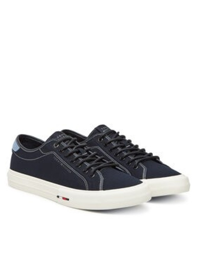 Tommy Hilfiger Tenisówki Hi Vulc Street Canvas FM0FM05515 Granatowy