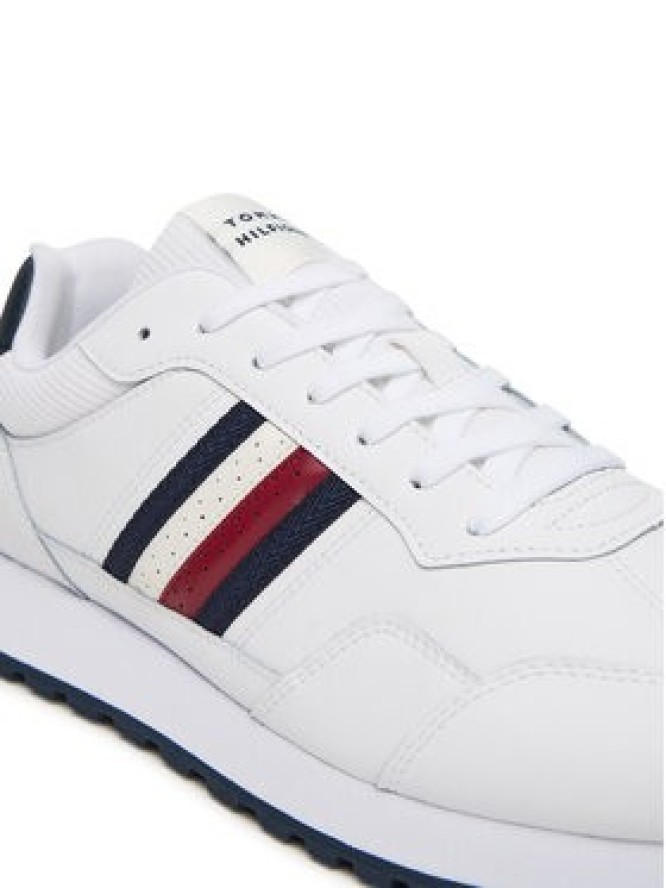 Tommy Hilfiger Sneakersy New Runner Eva Stripes FM0FM05637 Biały