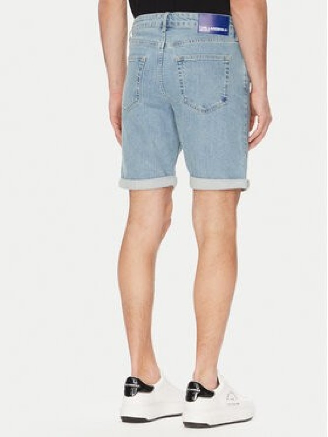 Karl Lagerfeld Jeans Szorty jeansowe A2M10129 Niebieski Slim Fit