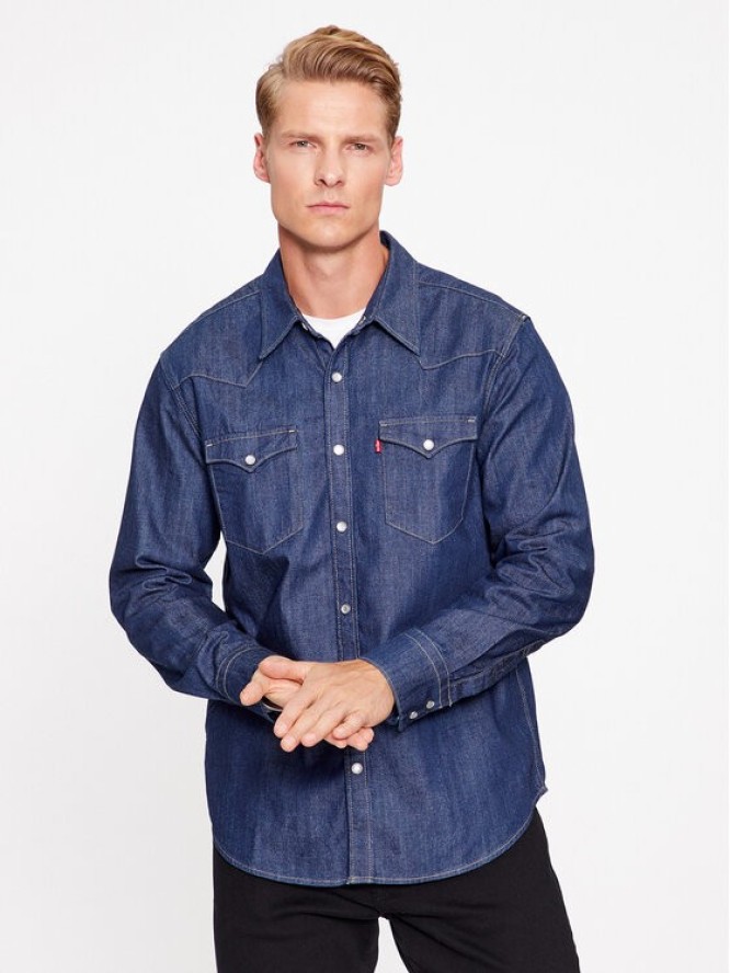 Levi's® Koszula Barstow Western Standard 85744-0000 Granatowy Standard Fit