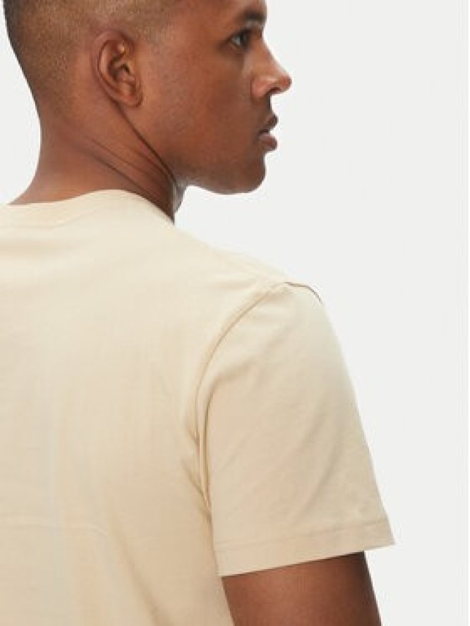 Versace Jeans Couture T-Shirt 78GAHC05 Beżowy Regular Fit