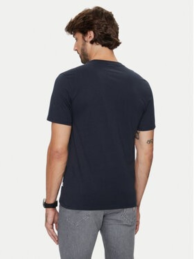 Guess Jeans T-Shirt M4YI52 K8HM0 Granatowy Slim Fit