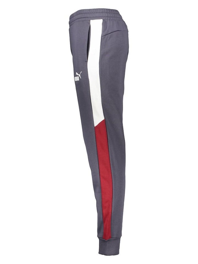Puma Spodnie dresowe "Power" w kolorze szarym rozmiar: L