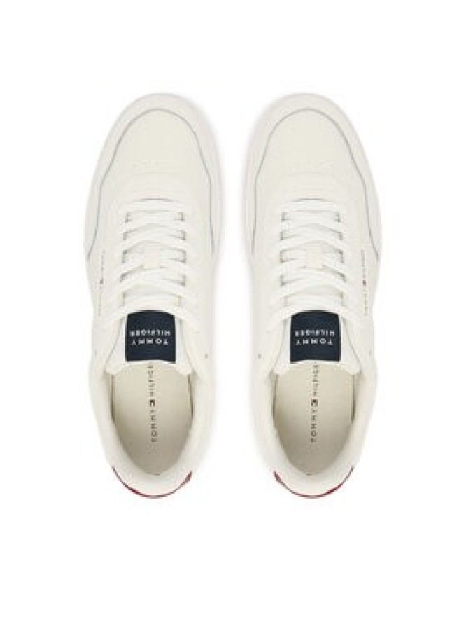 Tommy Hilfiger Sneakersy Th Basket Core Lite Lth FM0FM05713 Biały