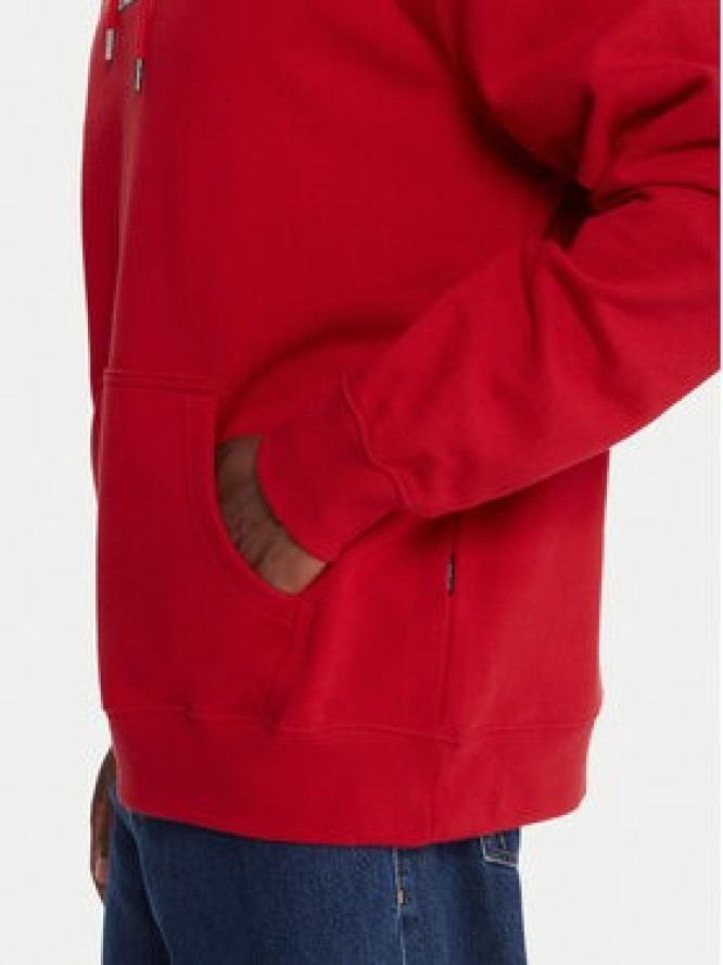 Quiksilver Bluza Dna EQYFT05121 Czerwony Oversize