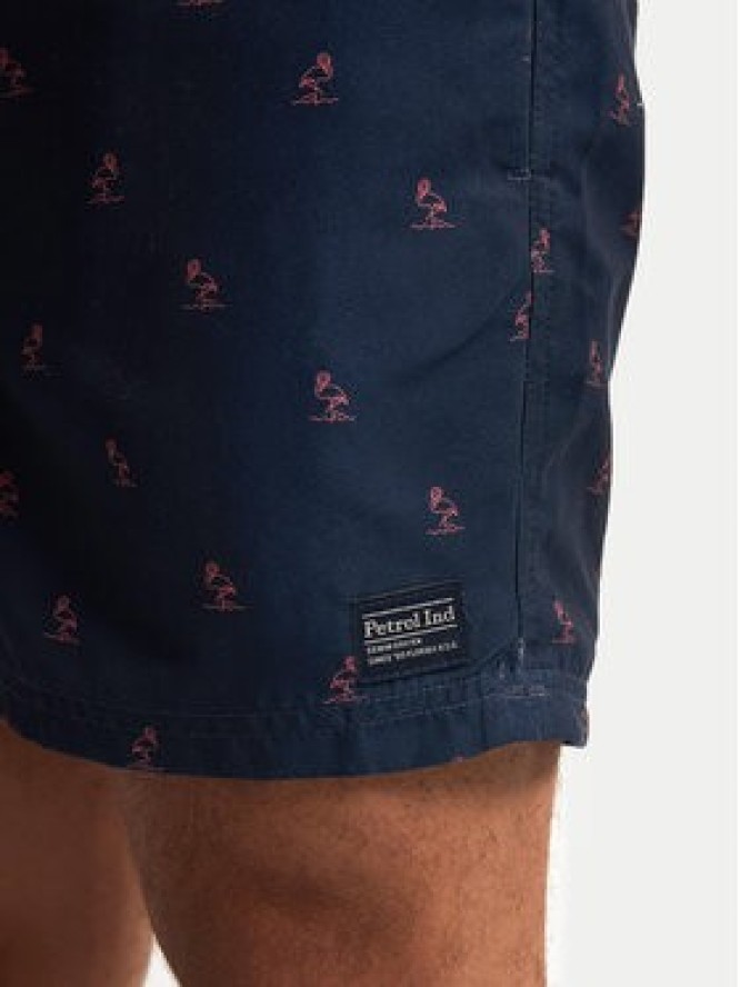 Petrol Industries Szorty kąpielowe M-1050-SWS951 Granatowy Regular Fit