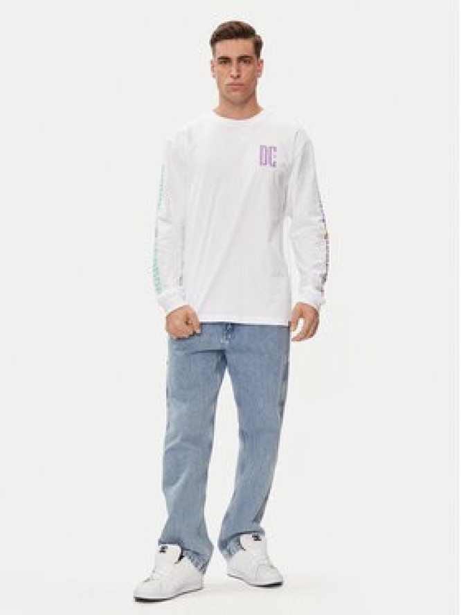 DC Shoes Longsleeve Sportster Hls ADYZT05371 Biały Regular Fit