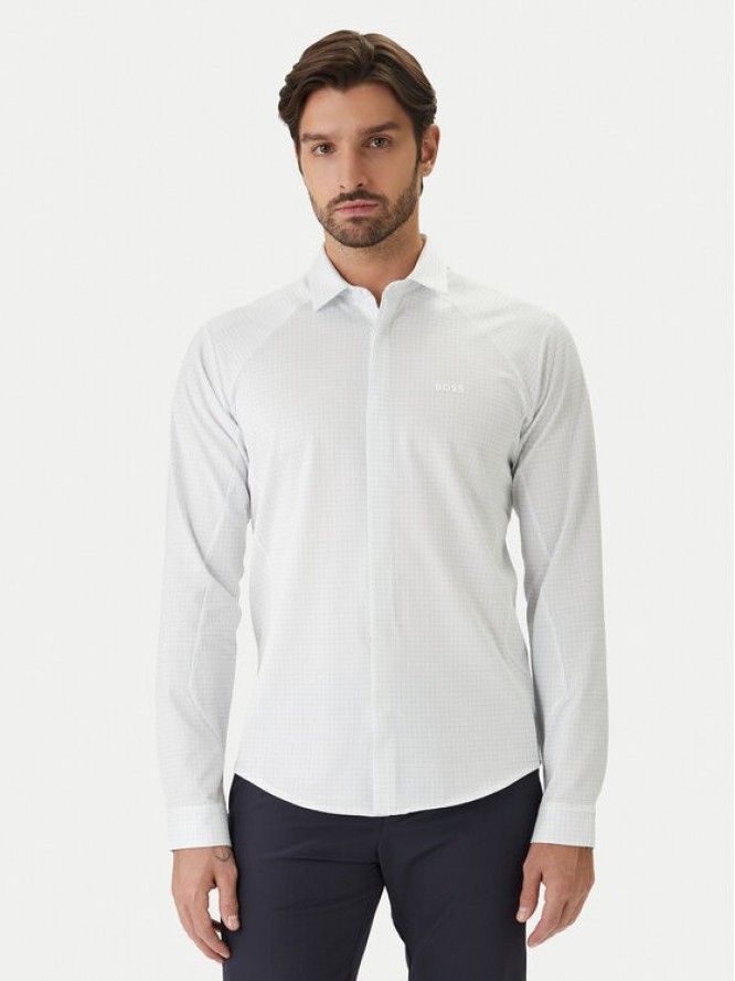 BOSS Koszula Excurse L 50554481 Błękitny Regular Fit