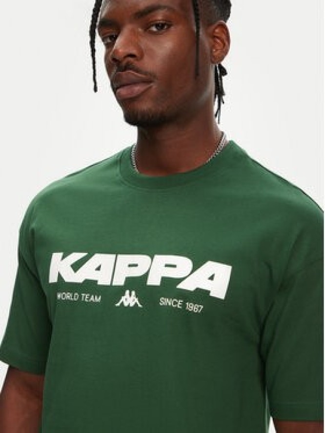 Kappa T-Shirt Nhisso 351S5MW Zielony Regular Fit