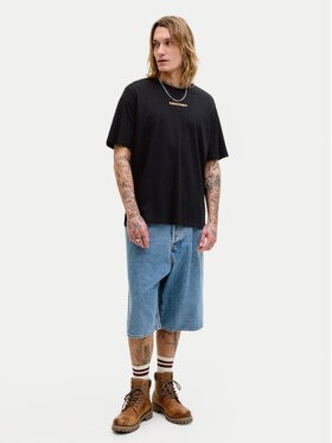 Jack & Jones T-Shirt City Photoprint 12288353 Czarny Regular Fit
