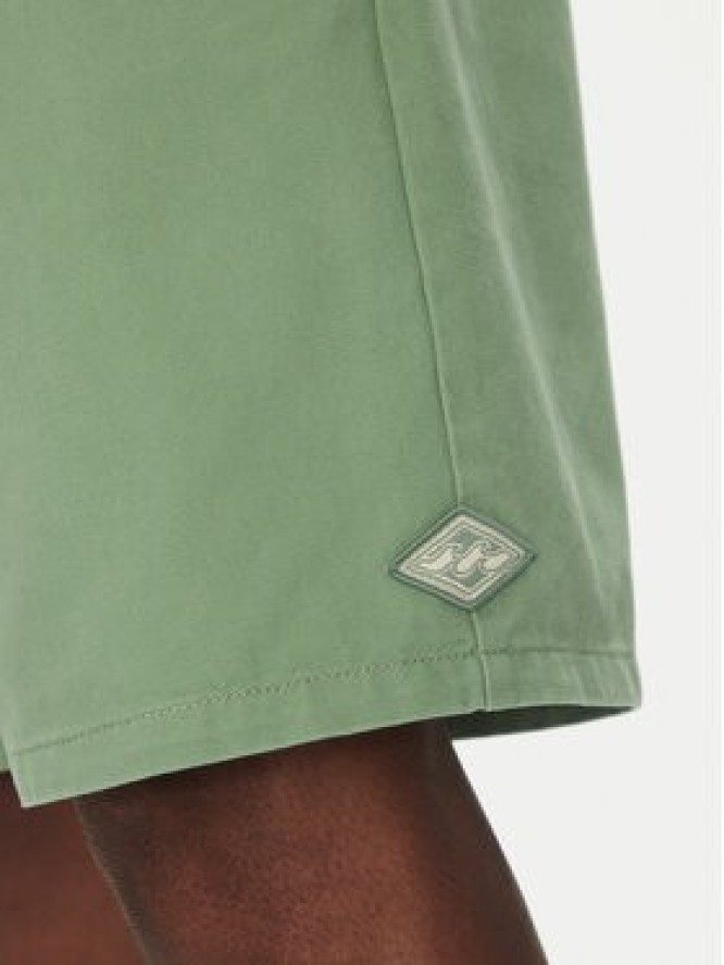 Billabong Szorty materiałowe Larry Twill EBYWS00114 Zielony Regular Fit