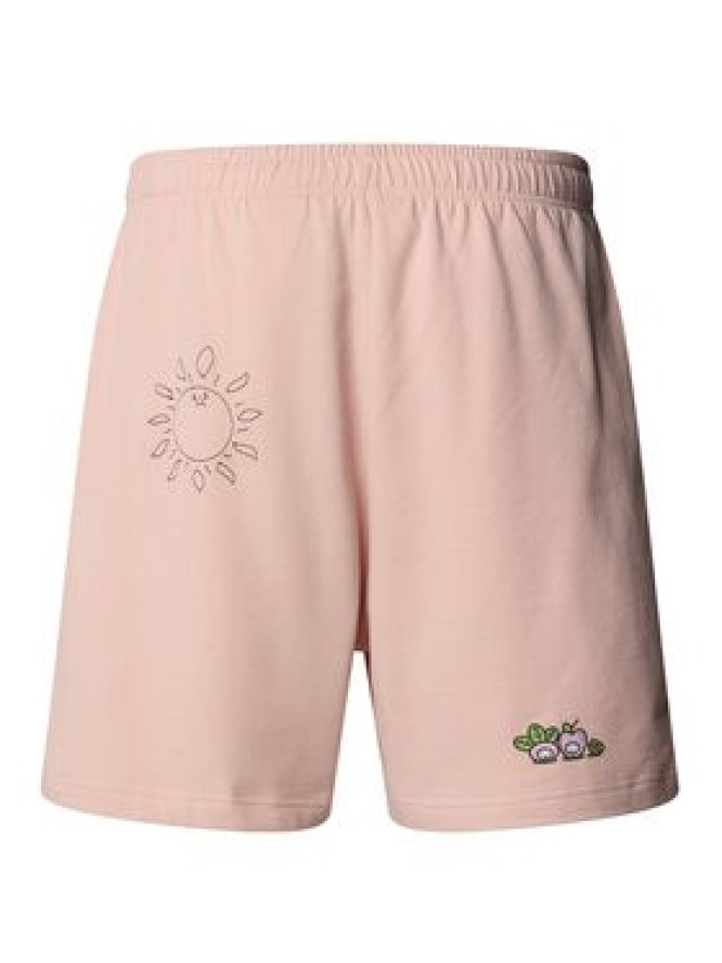 The North Face Szorty sportowe Unisex Mountain Cleanup NF0A8C2X Różowy Relaxed Fit