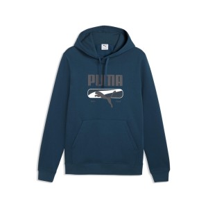 Męska dzianinowa bluza z kapturem PUMA Sport Logo Play PUMA