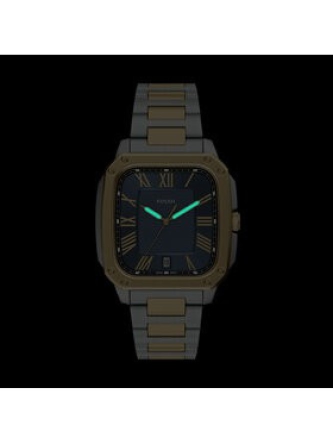 Fossil Zegarek Crosby FS6161 Złoty