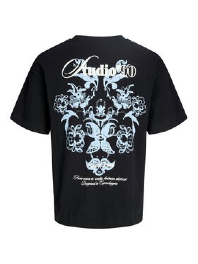 Jack & Jones T-Shirt Montauk Back 12290892 Czarny Regular Fit