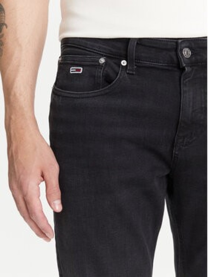 Tommy Jeans Jeansy Scanton DM0DM21888 Czarny Slim Fit