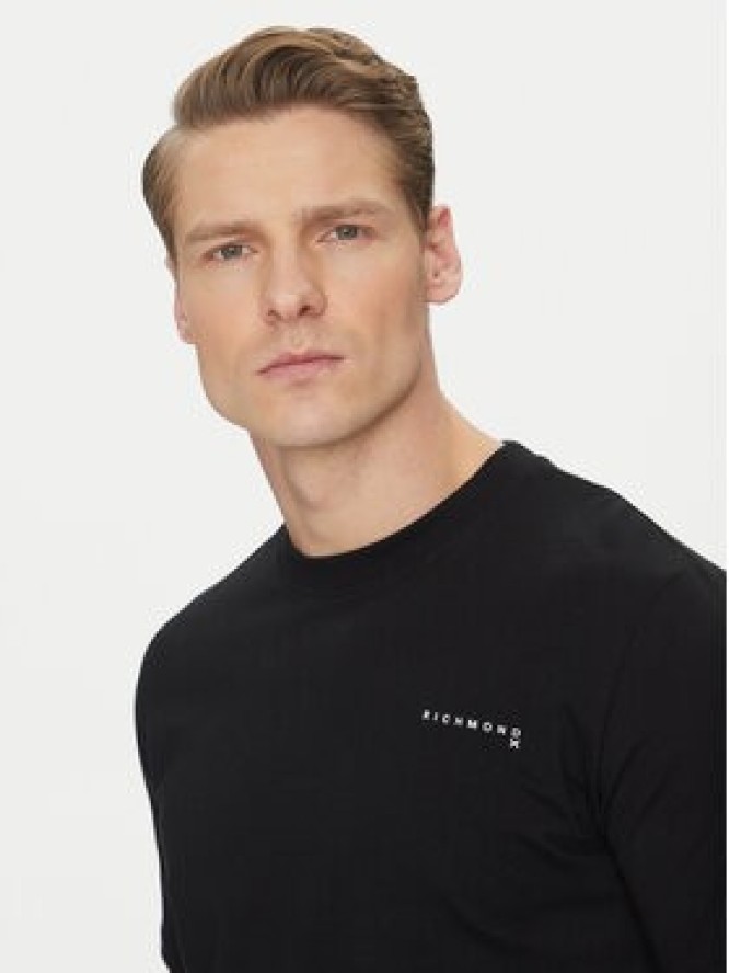 Richmond X T-Shirt Alipo UMA24144TS Czarny Regular Fit