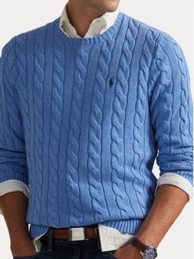 Polo Ralph Lauren Sweter 710775885006 Niebieski Regular Fit