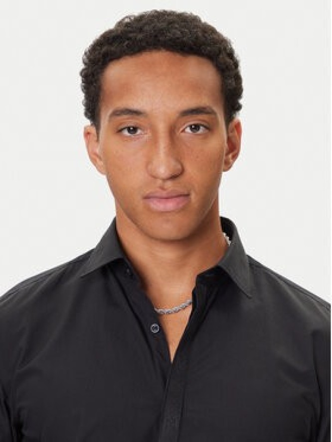 HUGO Koszula Keidi 50549775 Czarny Slim Fit