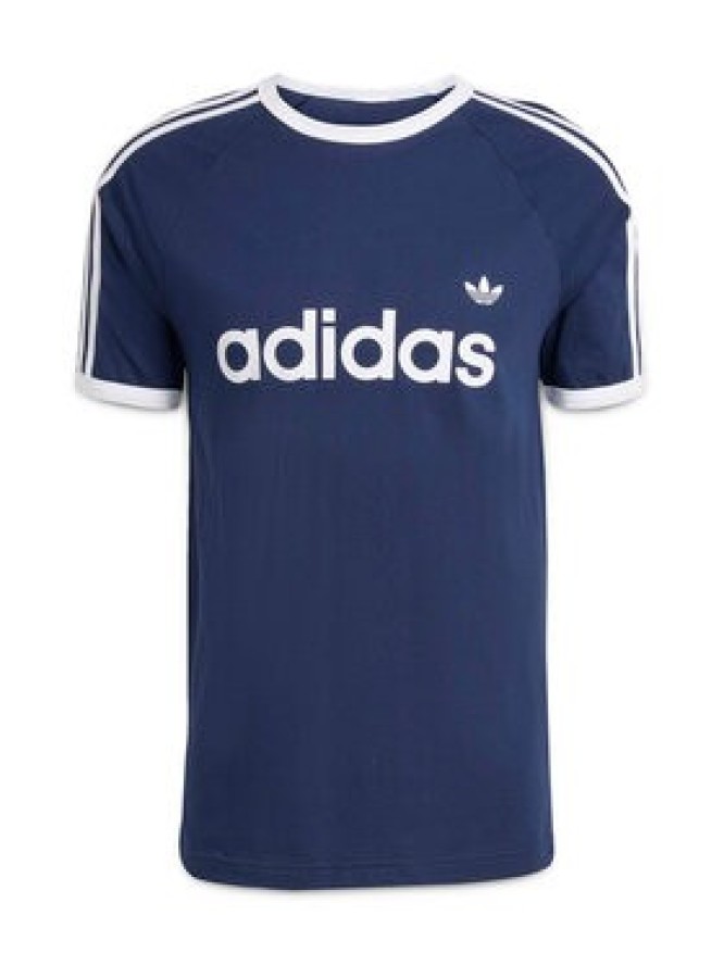 adidas T-Shirt 3-Stripes Ringer KF0419 Granatowy Slim Fit
