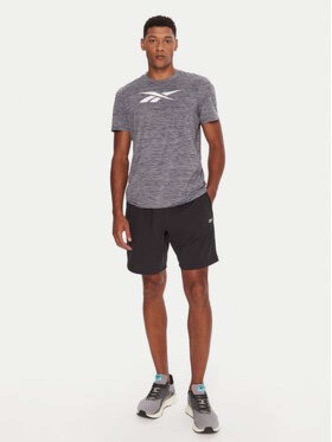 Reebok T-Shirt Vector Standard RK25179CCM Szary Regular Fit