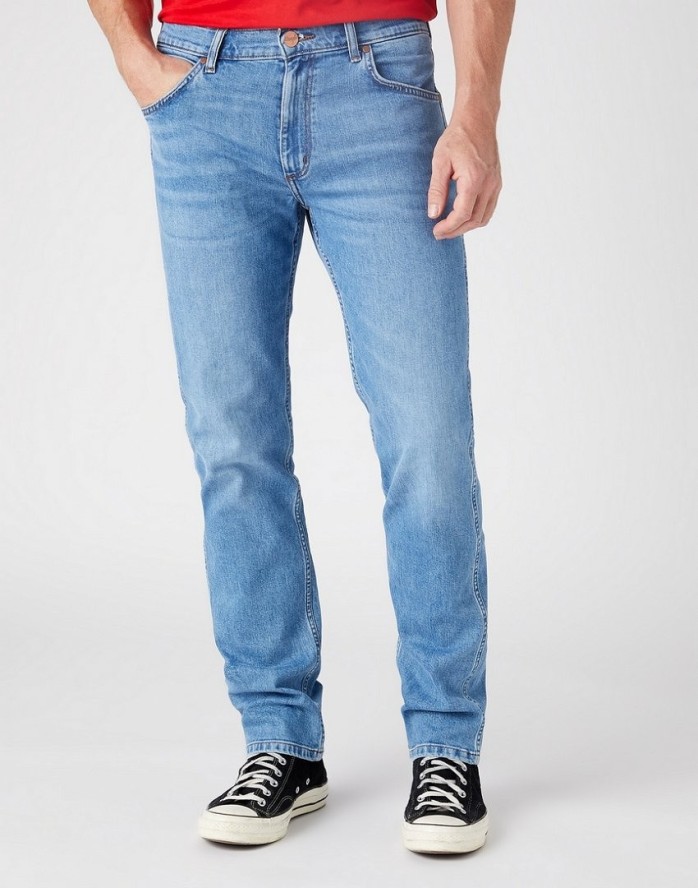 WRANGLER GREENSBORO MĘSKIE SPODNIE JEANSOWE MID TERM W15QHR18Y 112145829